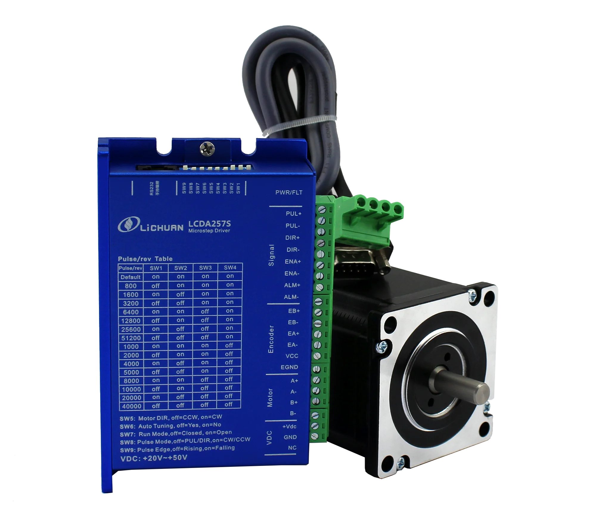 Nema 23 Closed Loop Stepper Motor Driver Kit - มอเตอร์สเต็ปเปอร์แบบวงปิด 2 เฟส Nema23 3 นิวตันเมตร