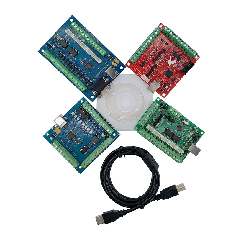 5 Axis Cnc Breakout Board Interface Mach3 - บอร์ดเบรกเอาต์อินเทอร์เฟซไดรเวอร์ CNC 1 ชิ้น USB MACH3