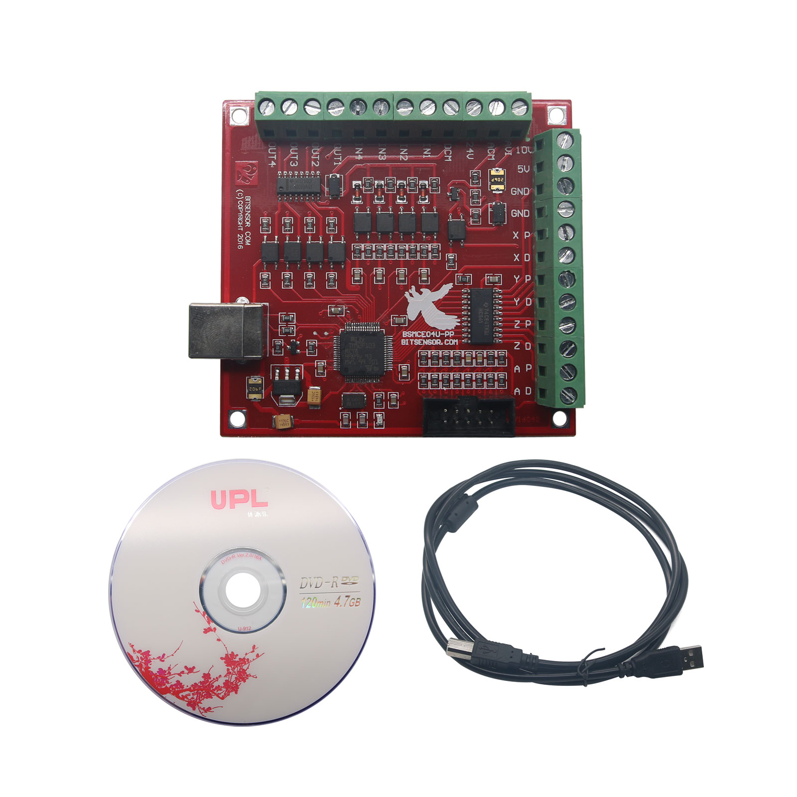 บอร์ดควบคุมการเคลื่อนที่ CNC U - Mach3 Usb Cnc Controller 4 Axis 100Khz บทวิจารณ์และราคา